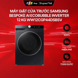 [Chỉ GH tận nơi] Máy giặt cửa trước Samsung BeSpoke AI Ecobubble Inverter 12 Kg WW12CGP44DSBSV