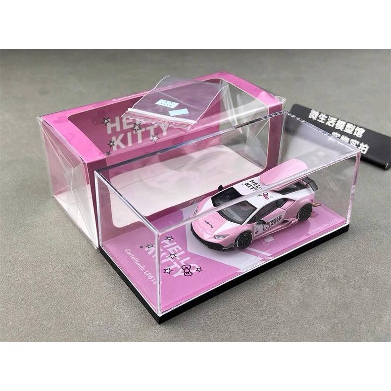Mô hình xe Lamborghini Huracan LP610 Twin turbo Hello Kitty tỉ lệ 1:64 TPC model 64665