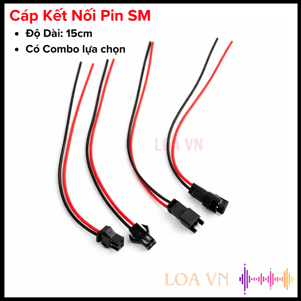 Giắc kết nối SM (Chọn- Đực - Cái ), jack kết nối nhanh cho pin, xe máy từ shop Hà Nội Hifi