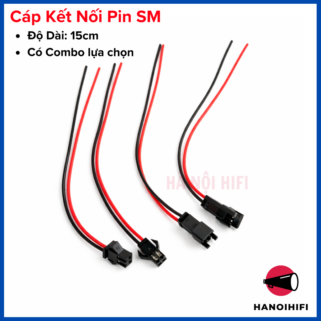 Giắc kết nối SM (Chọn- Đực - Cái ), jack kết nối nhanh cho nguồn , xe máy từ shop Hà Nội Hifi