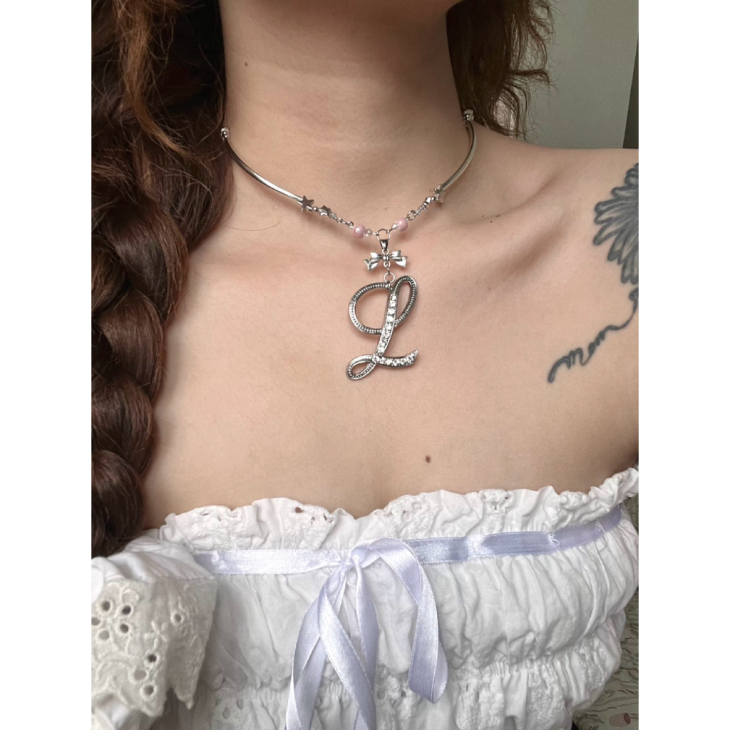 neck.soul.glass | Vòng Cổ '𝓨𝓸𝓾𝓻 𝓝𝓪𝓶𝓮' ♡ Dây Chuyền Nữ Custom Tên Theo Yêu Cầu (Đọc Kĩ Mô Tả)