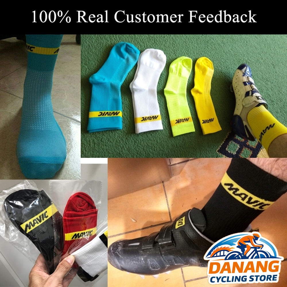 Tất (Vớ) Chân Đi Xe Đạp Mavic 02 – Vớ Cao Cổ Thoáng Khí