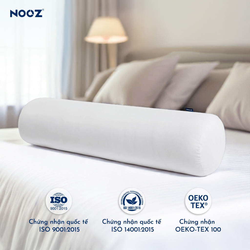 Ruột Gối Ôm NOOZ Gòn Lông Vũ Microfiber Size 37x100cm Êm Dịu Thoáng Khí NOOZ Home Goods Pillow | BigBuy360 - bigbuy360.vn