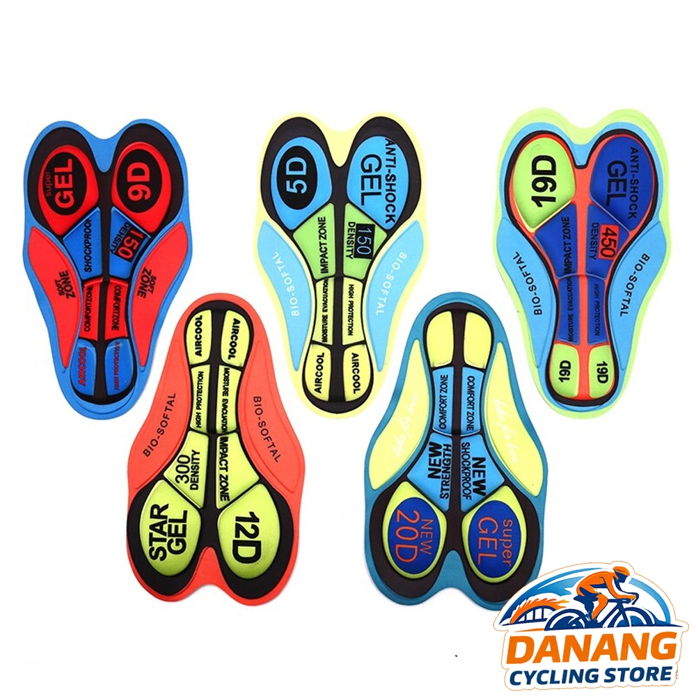 Miếng Đệm Quần Xe Đạp Gel 9D/12D/19D/20D – Đệm Mông Êm Thay Thế Đệm hỏng