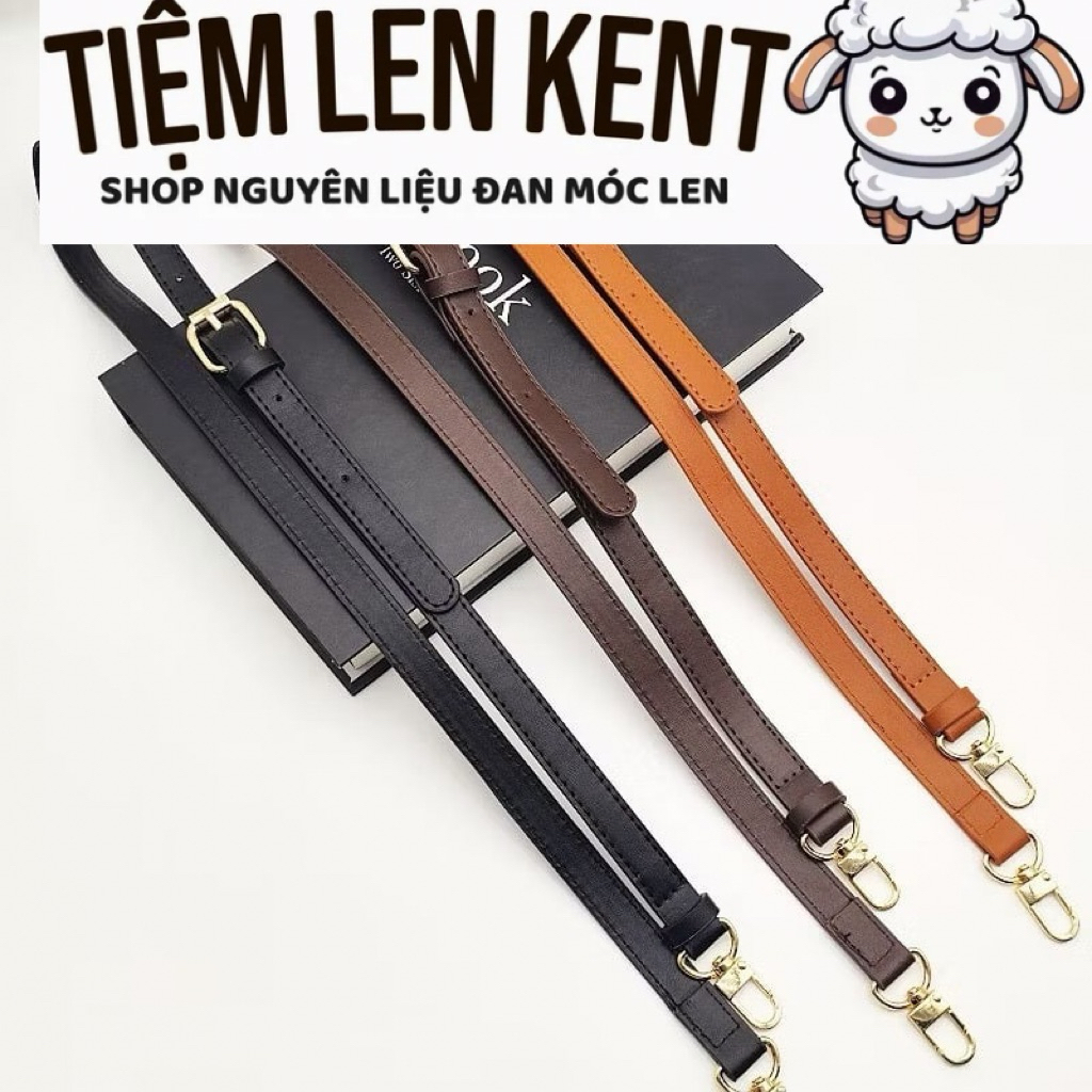 Dây đeo túi da dài 115cm có thể điều chỉnh ngắn dài