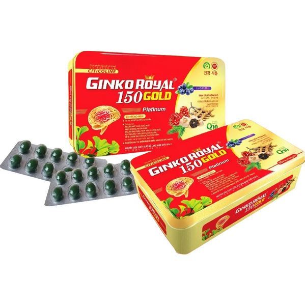 HOẠT HUYẾT DƯỠNG NÃO - GINKO ROYAL 150 GOLD PLATINUM