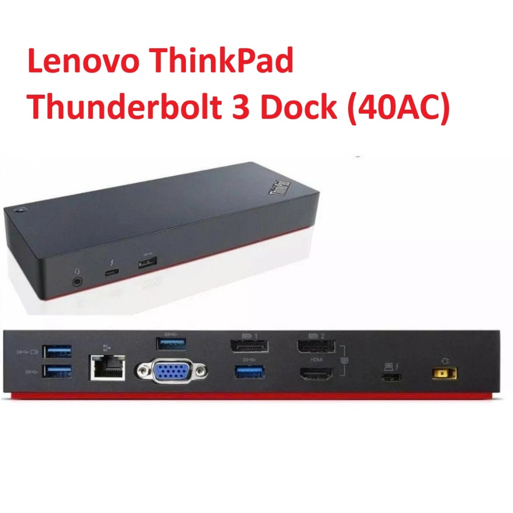 Lenovo ThinkPad Thunderbolt 3 Dock (40AC) - Dock mở rộng cổng kết nối