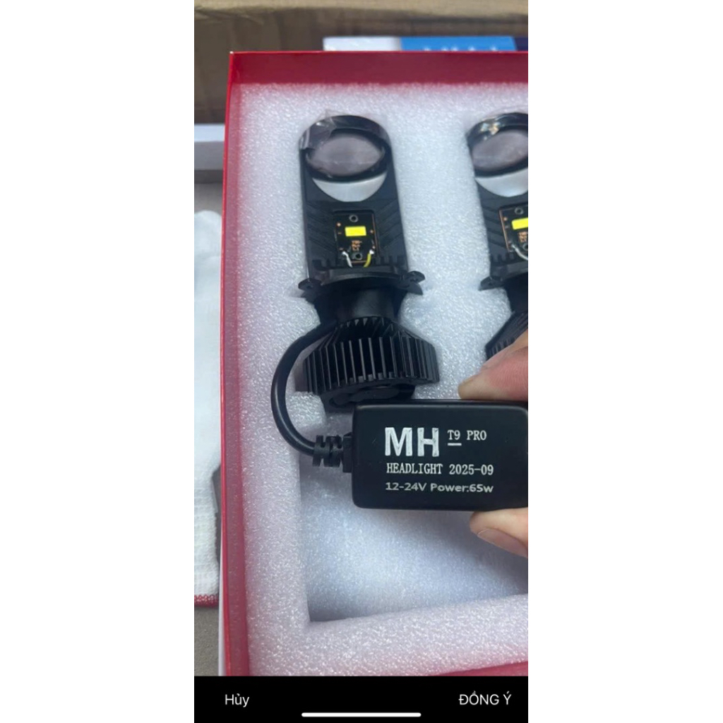 Đèn led lắp pha T9 pro chân H4