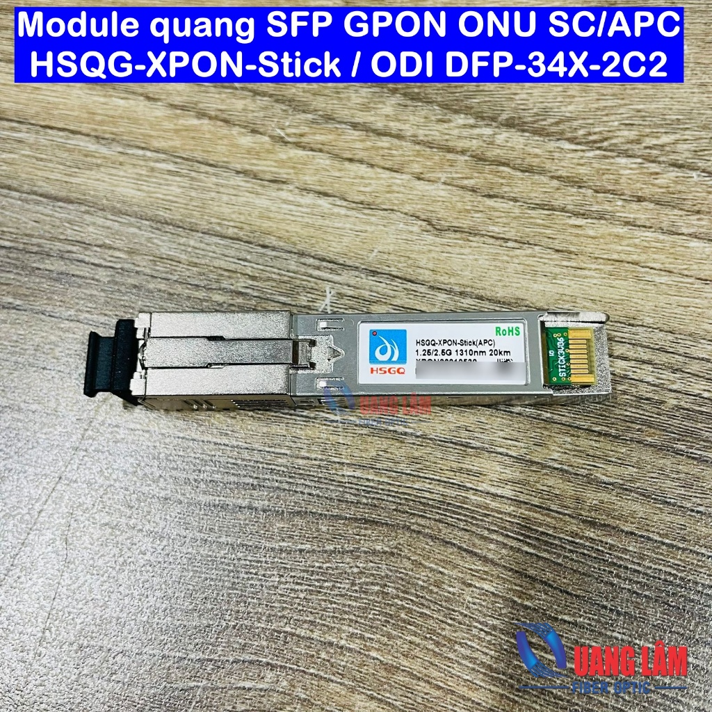 Module quang SFP GPON ONU SC/APC (HSQG-XPON-Stick / ODI DFP-34X-2C2)