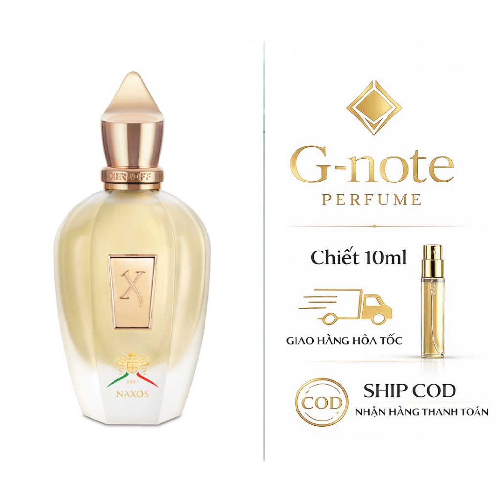 CHIẾT 10ML - NƯỚC HOA XERJOFF NAXOS 1861 - CHUẨN AUTH