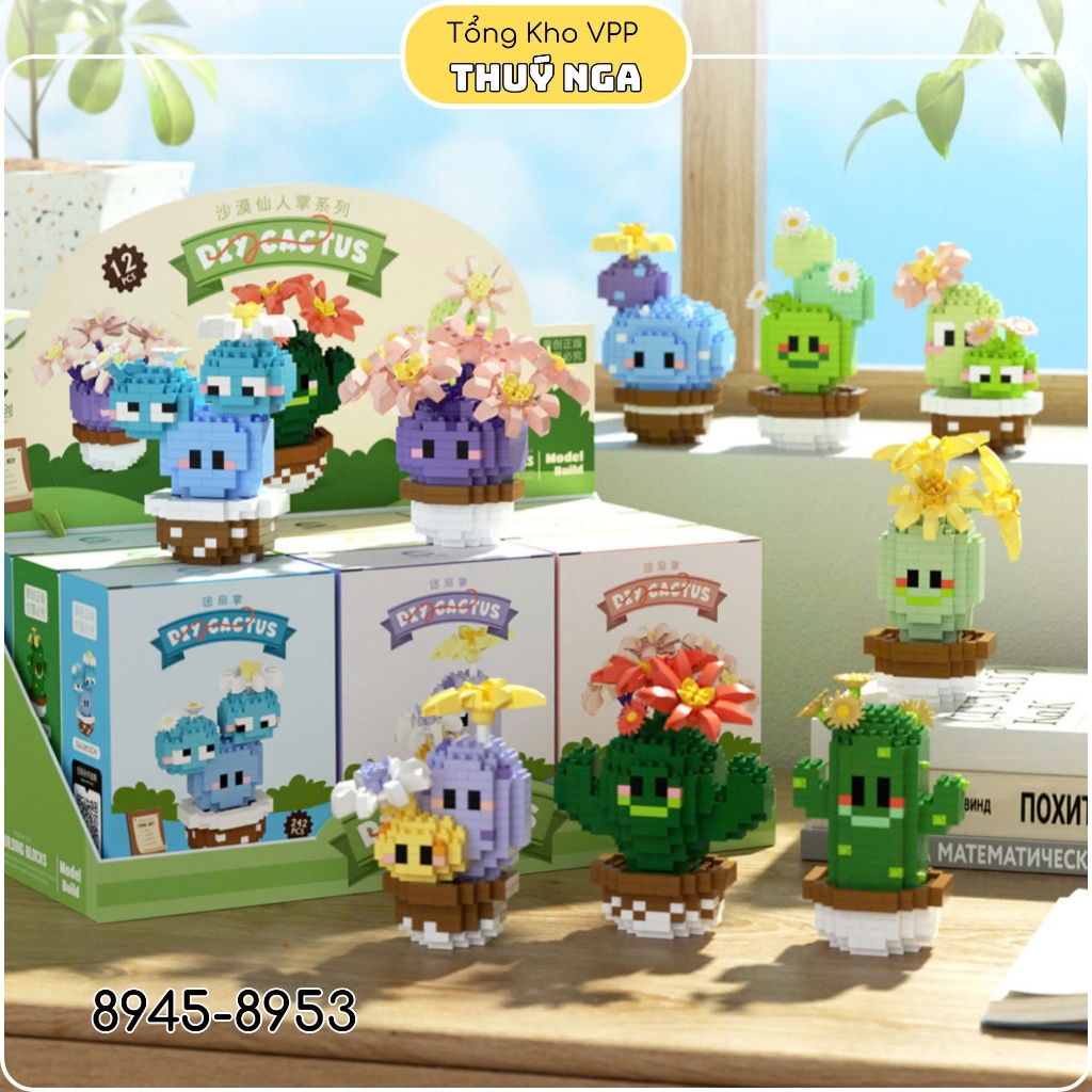 Đồ chơi lắp ráp xương rồng nhiều hình 8945-8953