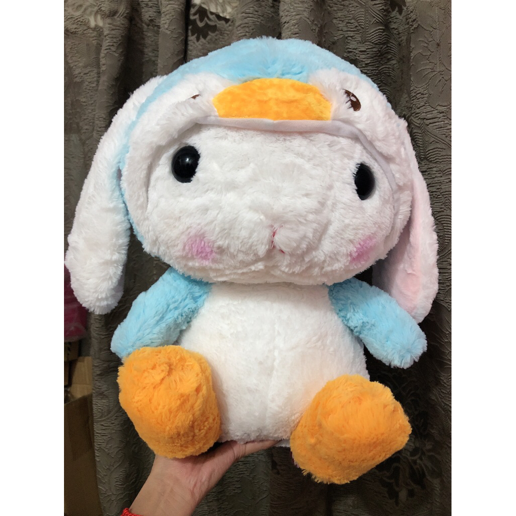 Gấu bông thỏ Loppy Amuse cosplay chim cánh cụt 45cm