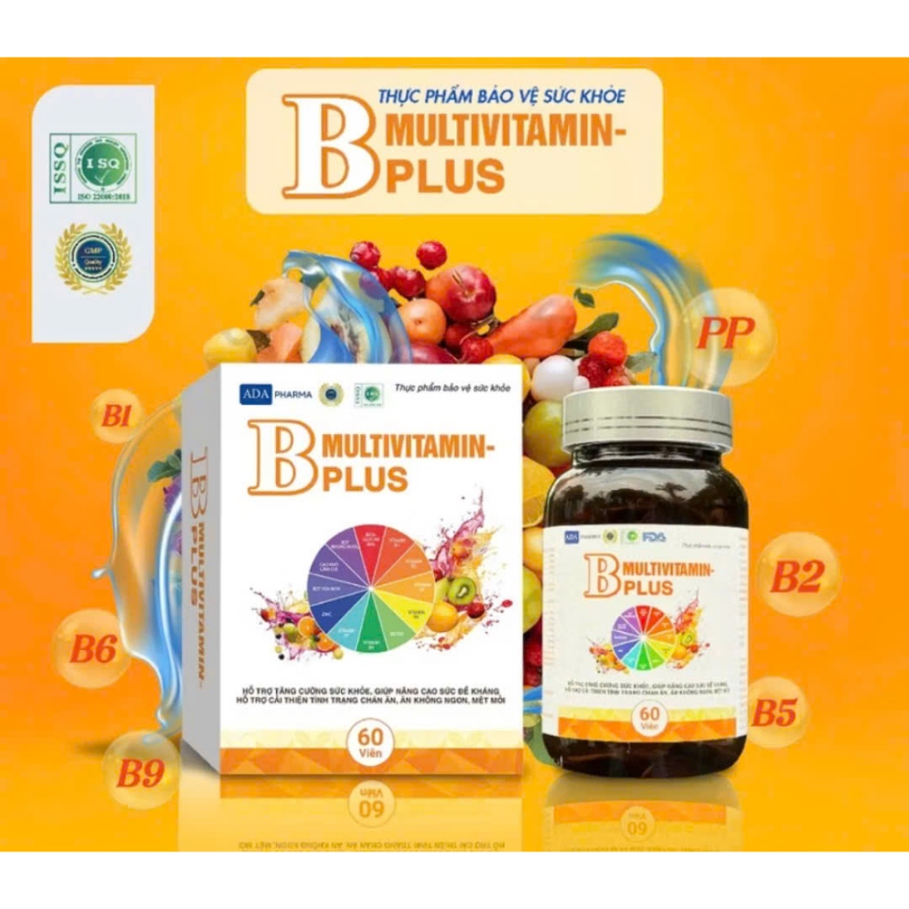 MULTIVITAMIN BPLUS Tổng hợp vitamin và khoáng chất tăng cường sức khỏe,phục hồi sau ốm,phòng bệnh...