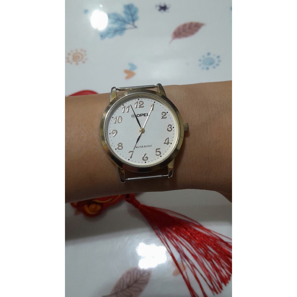 Mặt đồng hồ nam tay nhỏ OPEL size 35.5mm second hand si nhật- đã qua sử dụng