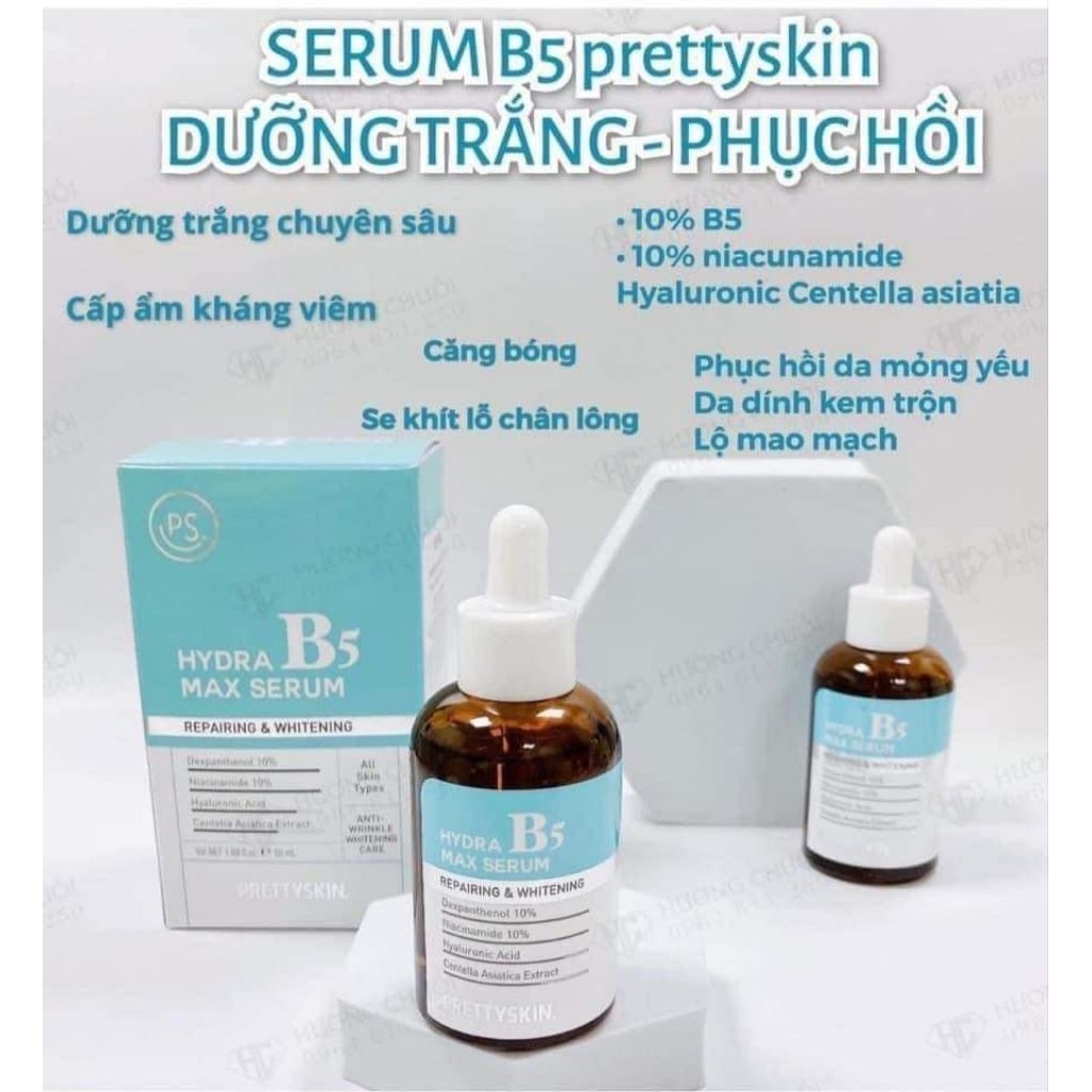 Combo Kem Dưỡng Ẩm PS B5 Hydra + Serum Dưỡng PS B5 Max Sebum Hàn Quốc