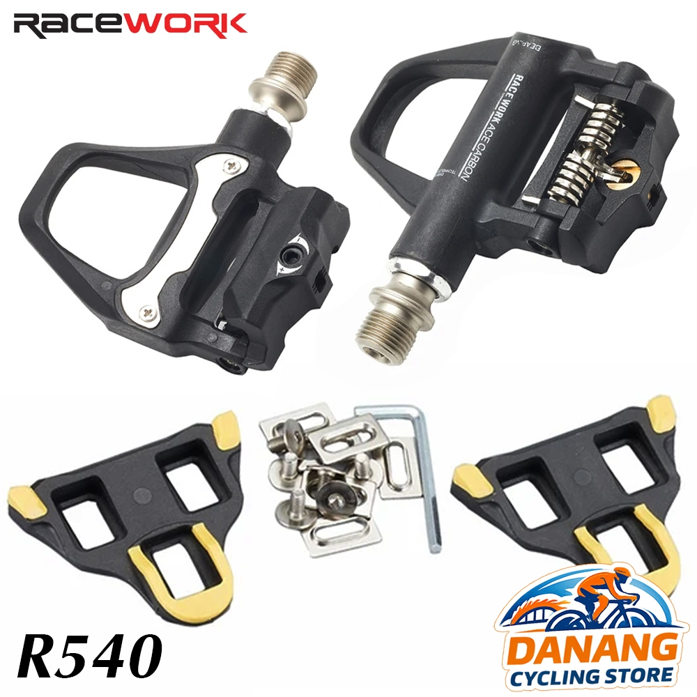 Pedan Bàn Đạp Can Cá Xe Đạp RACEWORK - Kèm Cleat 6°