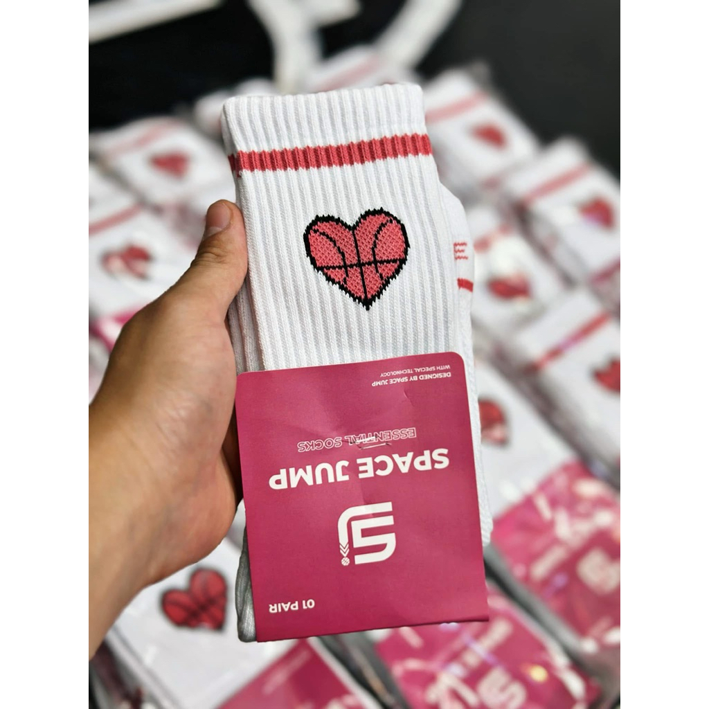 Tất Nhà Space Jump Tim Hồng Cam❤️‍🔥