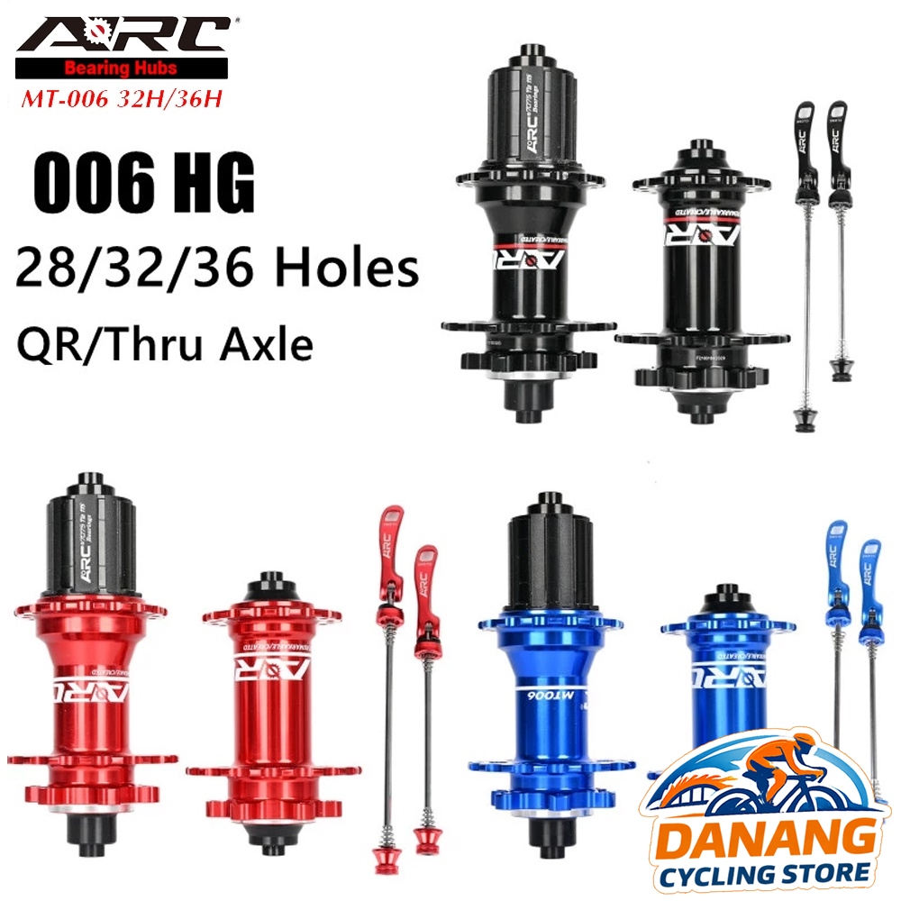 Moay Ơ (Đùm Hub) Xe Đạp ARC MT001 28/32/36 Lỗ (Phanh đĩa)