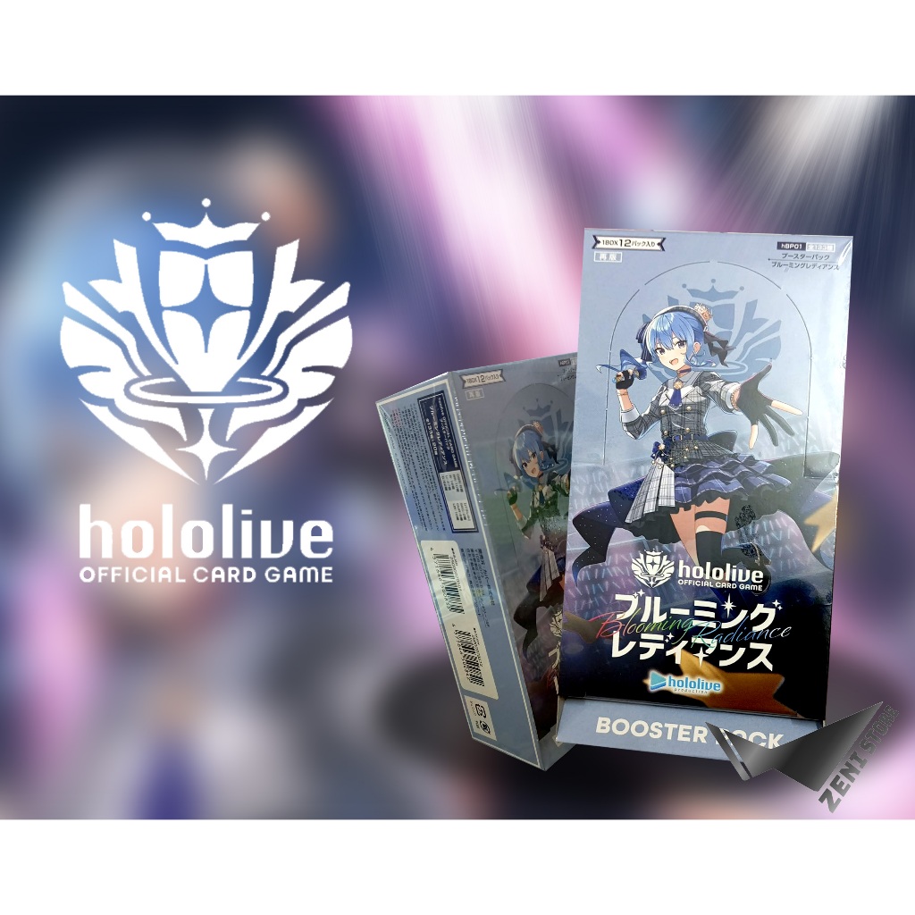 Hololive OCG - Blooming Radiance Booster [BP01] - Hộp thẻ bài Hololive chính hãng