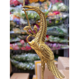 CẶP HẠC BẰNG ĐỒNG CAO 33cm