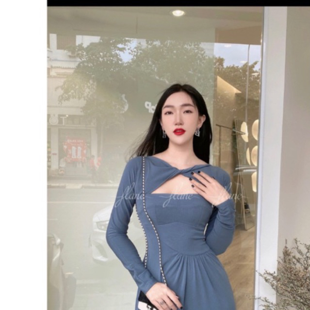 váy thiết kế flane M