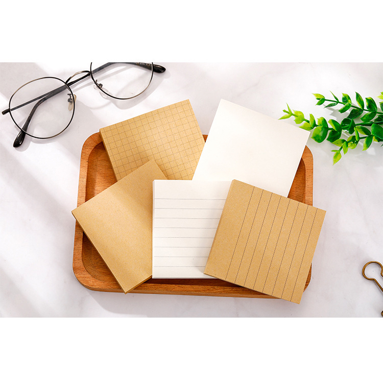 Set 80 tờ Giấy Note Ghi Chú, Giấy KRAFT, Basic (Giấy Note Kraft )