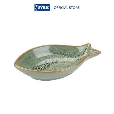 Khay trang sức | JYSK TIMMELE | sứ | xanh lá | R7xD13xC3cm