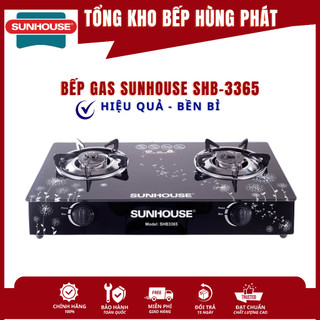 Bếp gas dương kính sunhouse shb-3365, hiện quả, bền bỉ, tiết kiệm gas, bảo hành 12 tháng