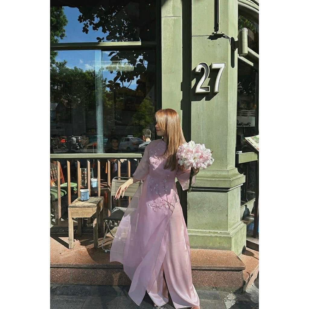 áo dài Sakura của Linn Design