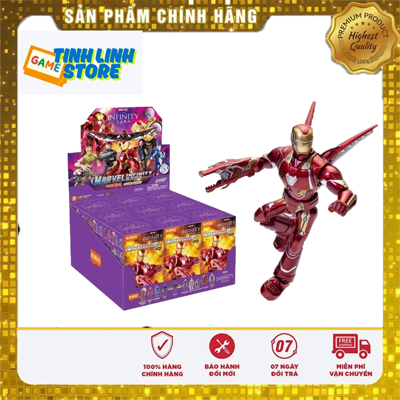 Mô Hình Marvel Infinity Saga - Blokees Galaxy Version 03 - Mã EM03 Chính Hãng Full Bộ