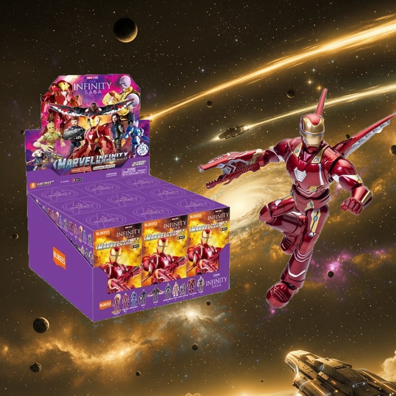 Mô Hình Marvel Infinity Saga Blokees Galaxy Version 03 Chính Hãng – Blind Box Siêu Anh Hùng Marvel