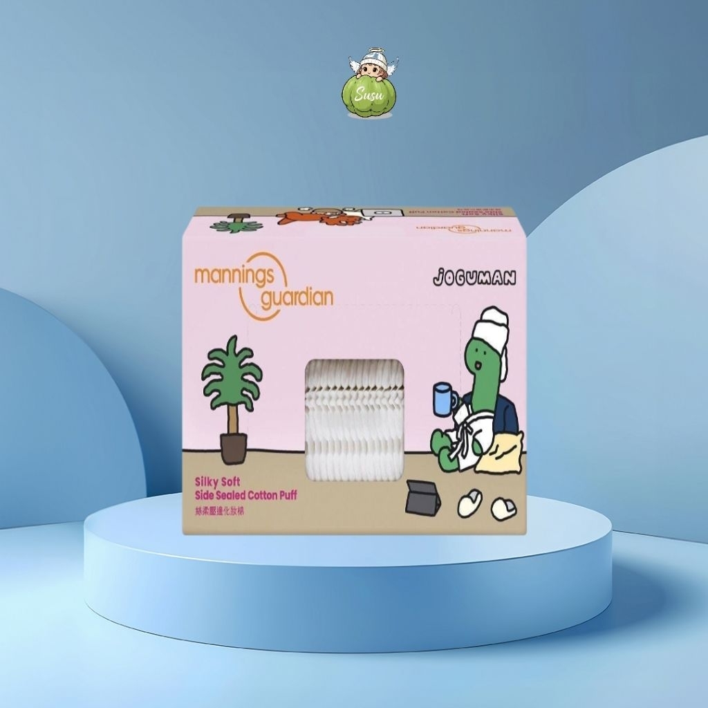 Bông Tẩy Trang Ép Viền Mềm Mại Mannings Guardian Joguman Silky Soft Side Sealed Cotton Puff Làm Từ C