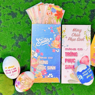 COMBO 50 MÀNG BỌC TRỨNG PHỤC SINH 2026, MIẾNG DÁN TRỨNG PHỤC SINH, EGG EASTER, MÀNG CO TRỨNG PHỤC SINH
