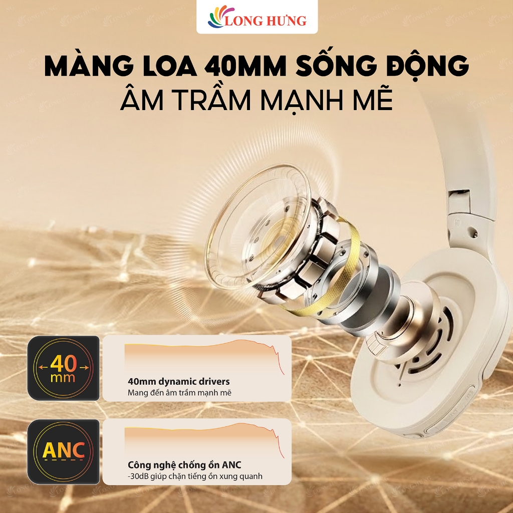 Tai nghe chụp tai Bluetooth Havit LIFE 02H H612BT Pro - Hàng chính hãng | BigBuy360 - bigbuy360.vn
