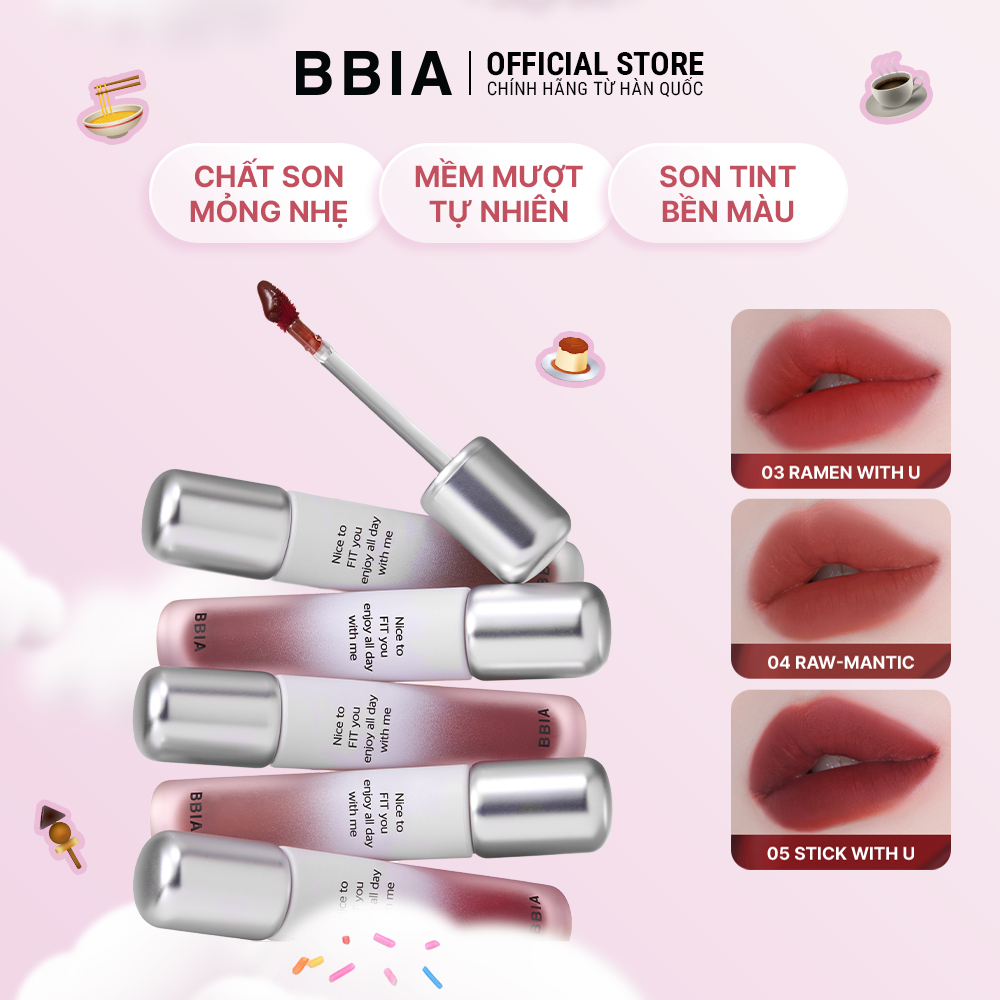Son tint lì lâu trôi, bền màu BBIA Air Fit Tint 4g | BigBuy360 - bigbuy360.vn