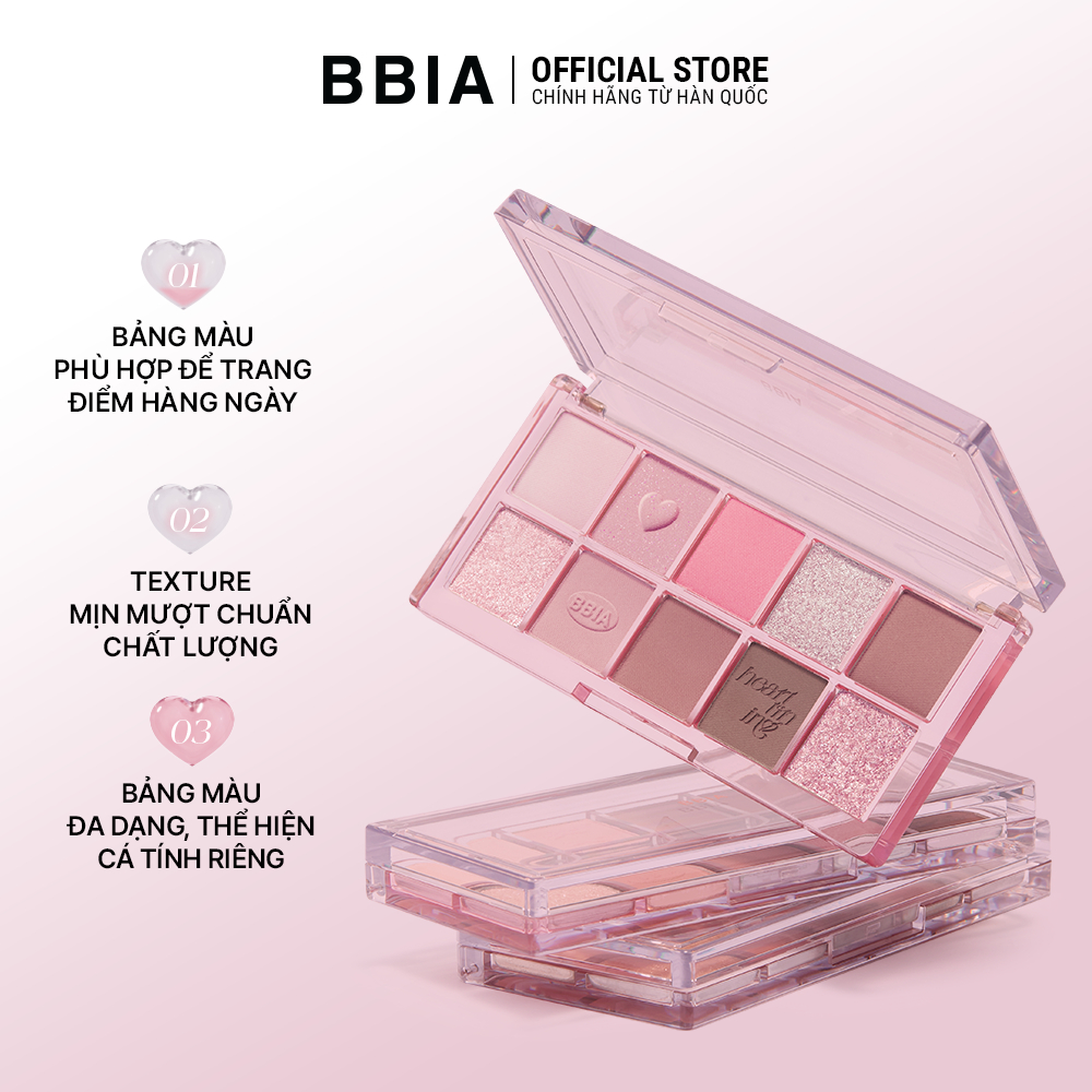 Bảng phấn mắt 10 ô dễ tán và bám màu tốt BBIA Essential Eye Palette 8.5g | BigBuy360 - bigbuy360.vn