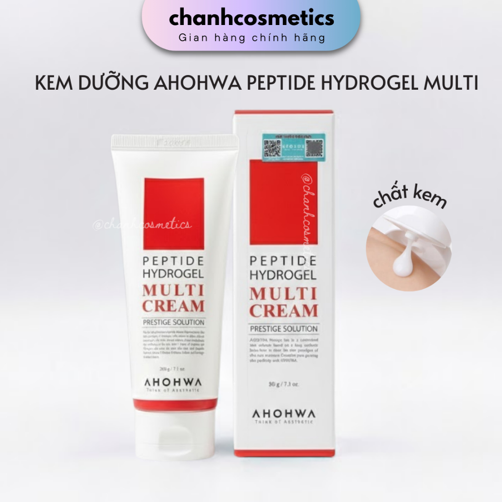 Peptide Hydrogel Multi Cream – Kem Dưỡng Ahohwa Botox Peptide | 50g / 200g CHANH COSMETICS