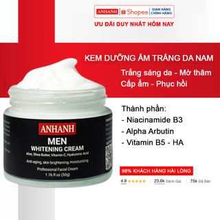 Kem dưỡng ẩm Trắng da cho nam, mờ thâm cấp ẩm cho nam ANHANH