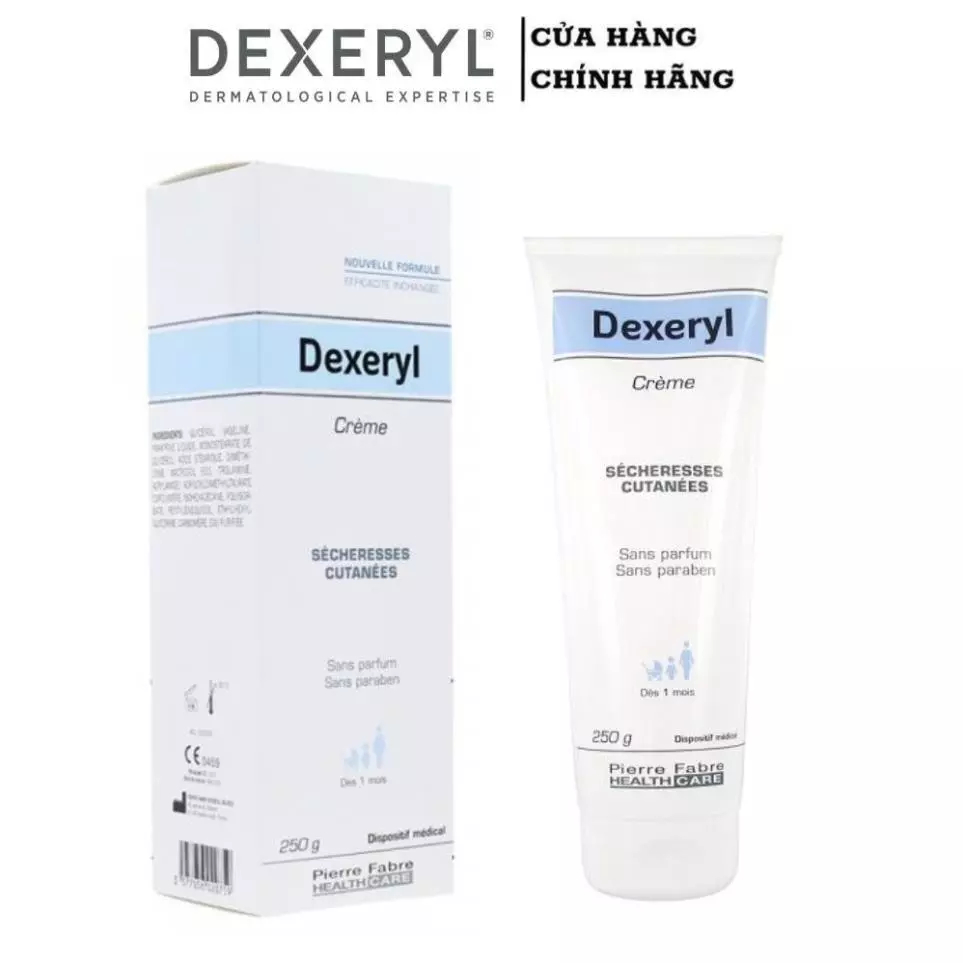 Kem Nẻ Dưỡng Ẩm Cho Da Dexeryl Cream Nội Địa Pháp 50/250g