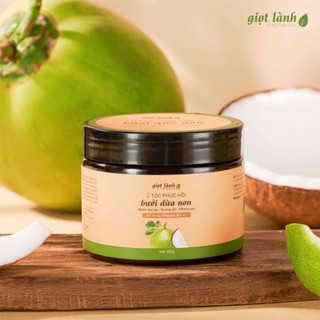 Kem ủ tóc - Ủ tóc phục hồi hư tổn Bưởi Dừa Non, hỗ trợ kích mọc tóc Giọt Lành 300gram