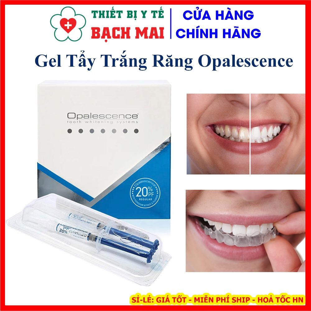 [Rẻ Vô Địch] Gel Tẩy Trắng Răng Opalescence 10% 15% 20% 35% Chính Hãng Mỹ, Làm Trắng Răng Tại Nhà