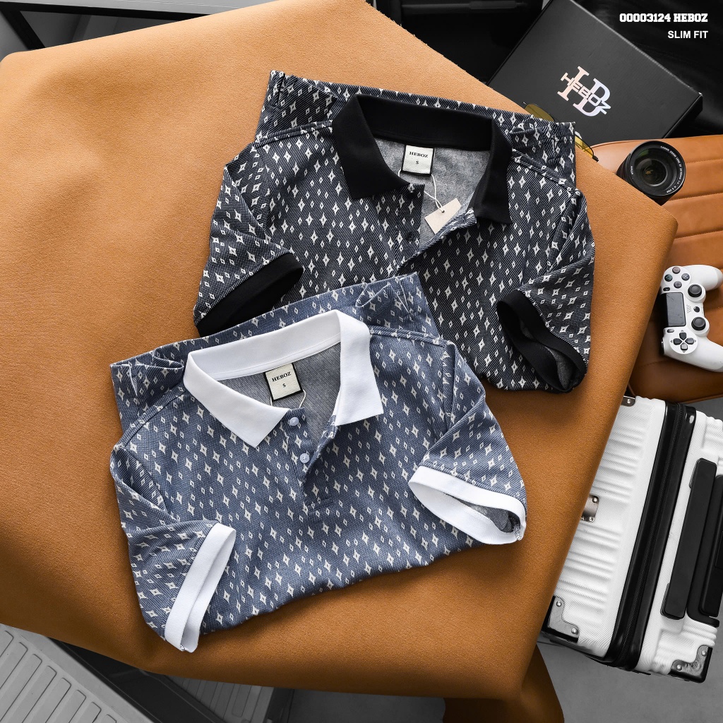 Áo Polo nam HEBOZ Prime Pattern 2M - 00003124