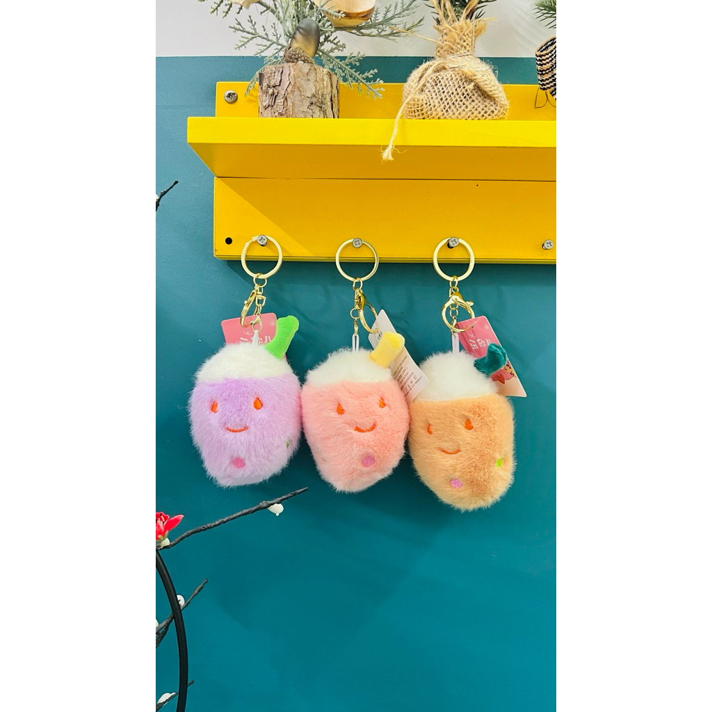 Gấu bông trà sữa size 10cm
