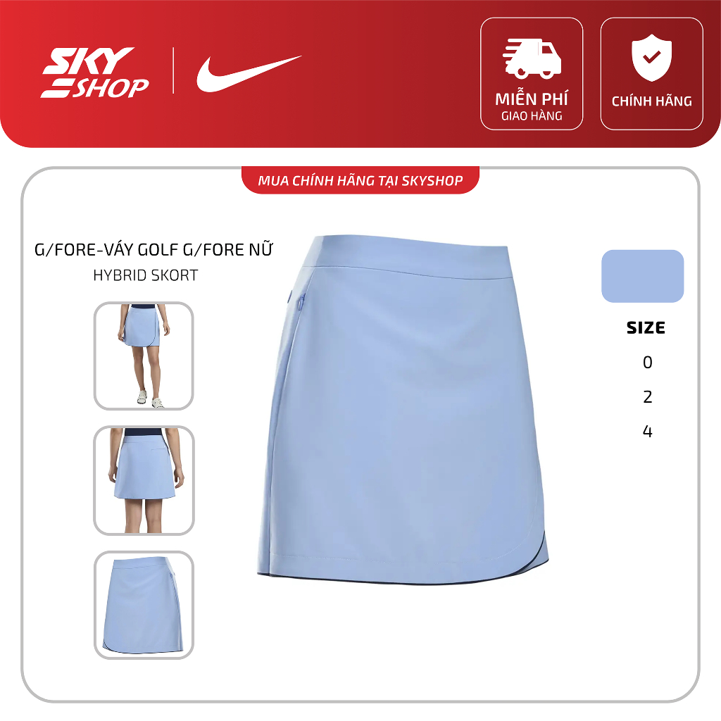 G/FORE - Váy Golf G/FORE Nữ Hybrid Skort xanh Chính hãng Skyshop