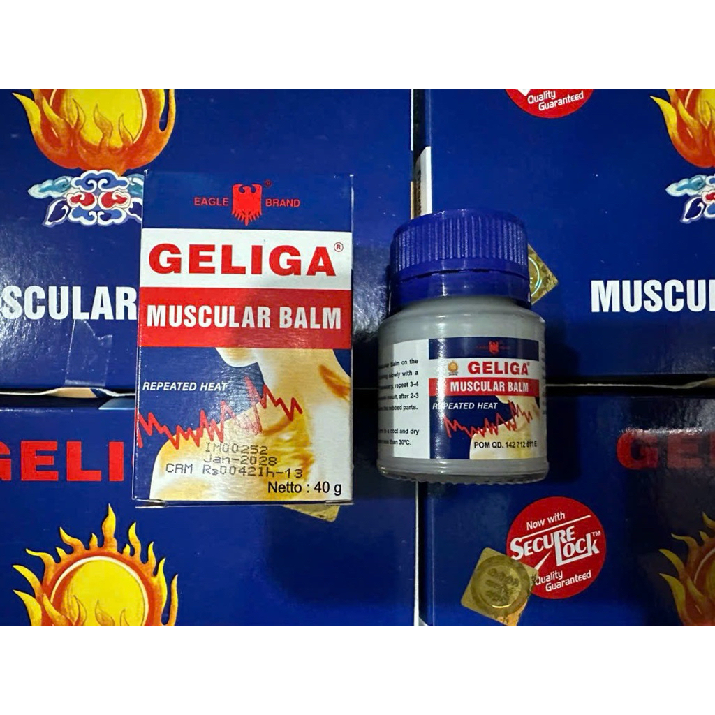 Combo 6 Chai Dầu Cù Là Lửa Geliga Muscular Balm 40g