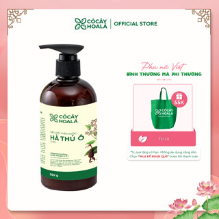 Dầu Gội Thảo Dược Hà Thủ Ô 2in1 Cỏ Cây Hoa Lá 300g - Giúp Giảm Gãy Rụng, Dưỡng Tóc Chắc Khỏe