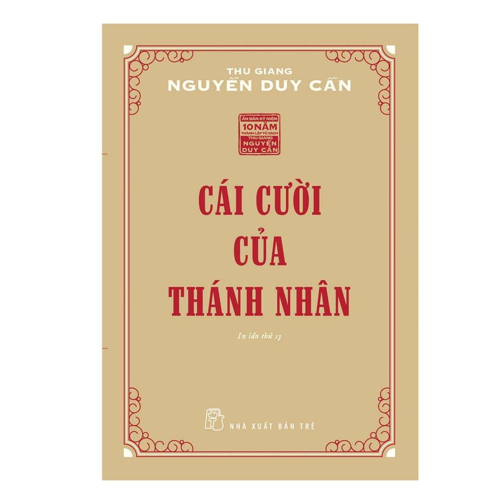 Sách - Cái Cười Của Thánh Nhân ( Thu Giang Nguyễn Duy Cần )