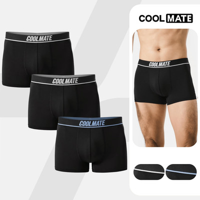 [MUA 2 GIẢM 5%]Combo 3 Quần Lót Nam Trunk Active Mesh Thoáng mát, Co giãn, Nhanh Khô - Coolmate