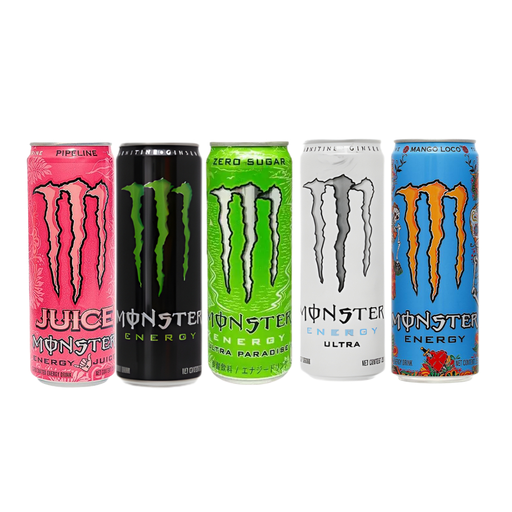 (Lốc 6 lon) Nước tăng lực Monster Energy/Energy Ultra/Mango vị xoài/Energy Ultra Paradise lon 355ml