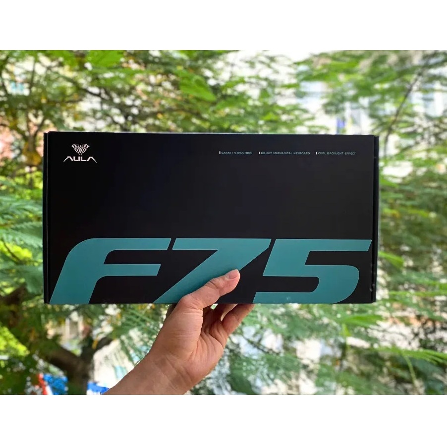 Bàn phím cơ Gaming có Dây chính hãng AULA F75 (4883) - Màu Xanh Dương+Trắng+Tím đậm/ Pink Switch - Bảo Hành 24 Th | BigBuy360 - bigbuy360.vn